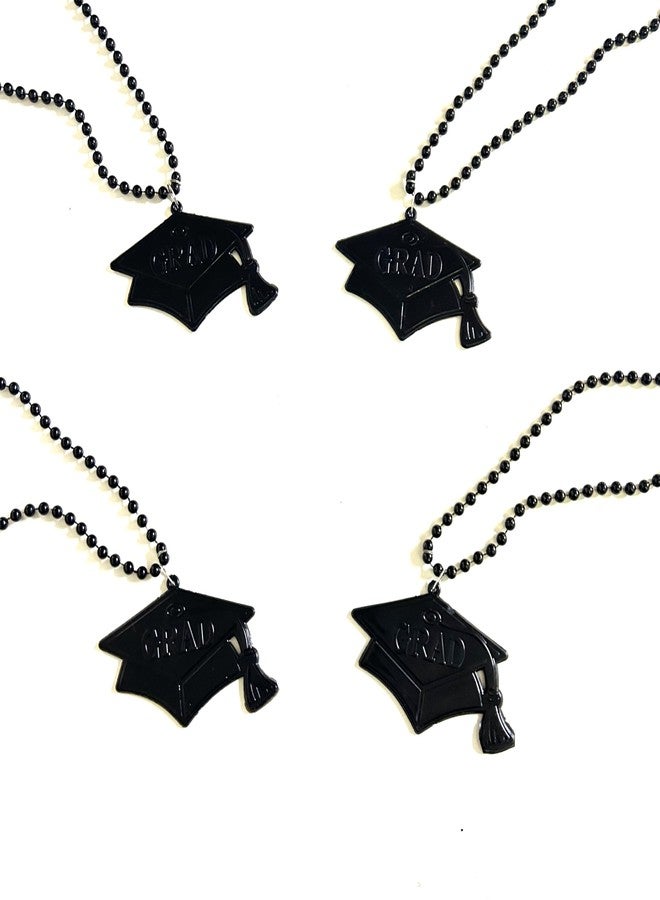 GZYSSL 30 Pcs Graduation Cap Black Party Pendant Beads Necklaces Graduation Cap Shape Beads Necklaces Party Favor Gifts Supplies - Image 3